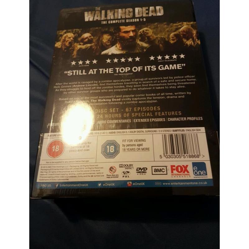 The walking dead complete seasons 1-5