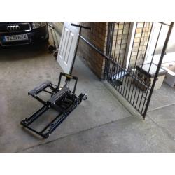 Motorcycle lift jack