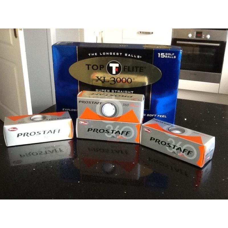Pro Staff and Top Flite Golf Balls