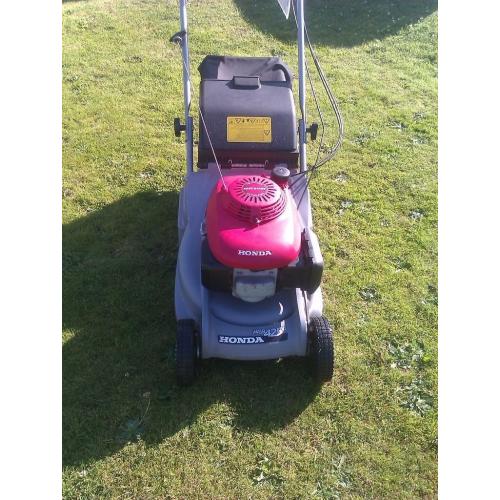 MAY SWAP honda hrb 425 hydrostatic rear roller petrol lawnmower, just had full service