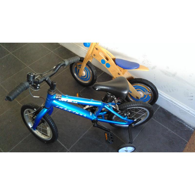 two childrens bikes for sale room needed in house bargain