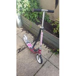 Adult women's pink commuter scooter for sale (Hudora)