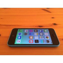 Blue iPhone 5c (unlocked, 16 GB, more phones available)