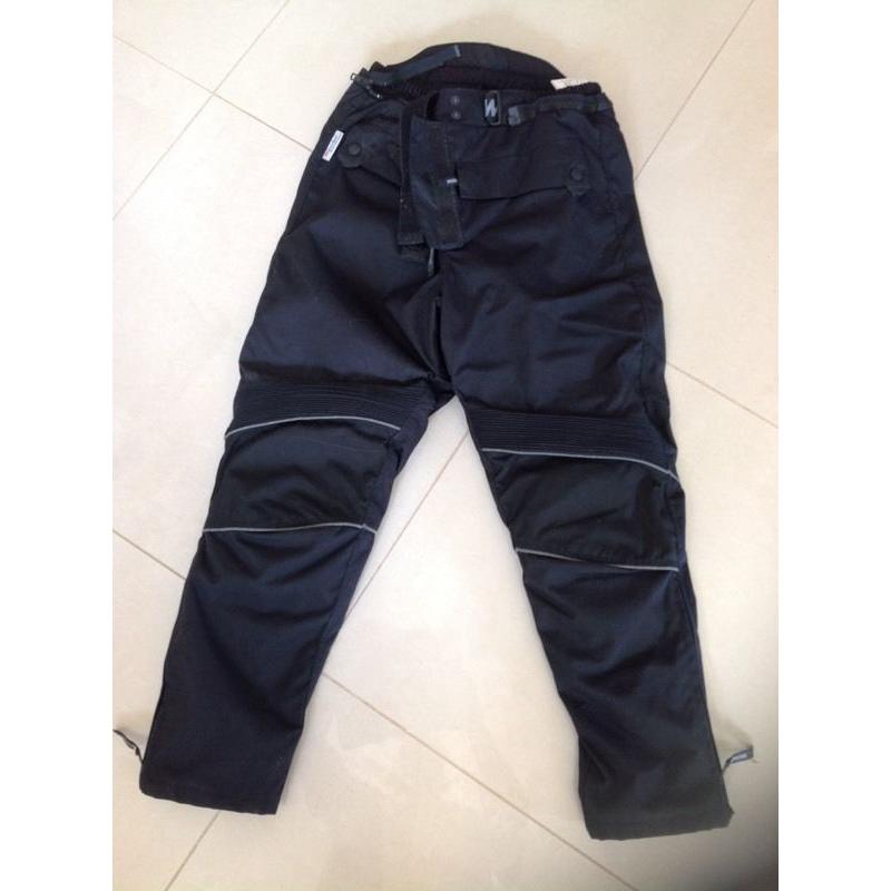 Ladies nylon motorcycle trousers