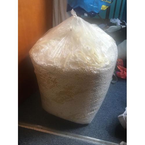 Polysterene balls for bean bags or packing boxes.4 large bags polystyrene balls free to good home!