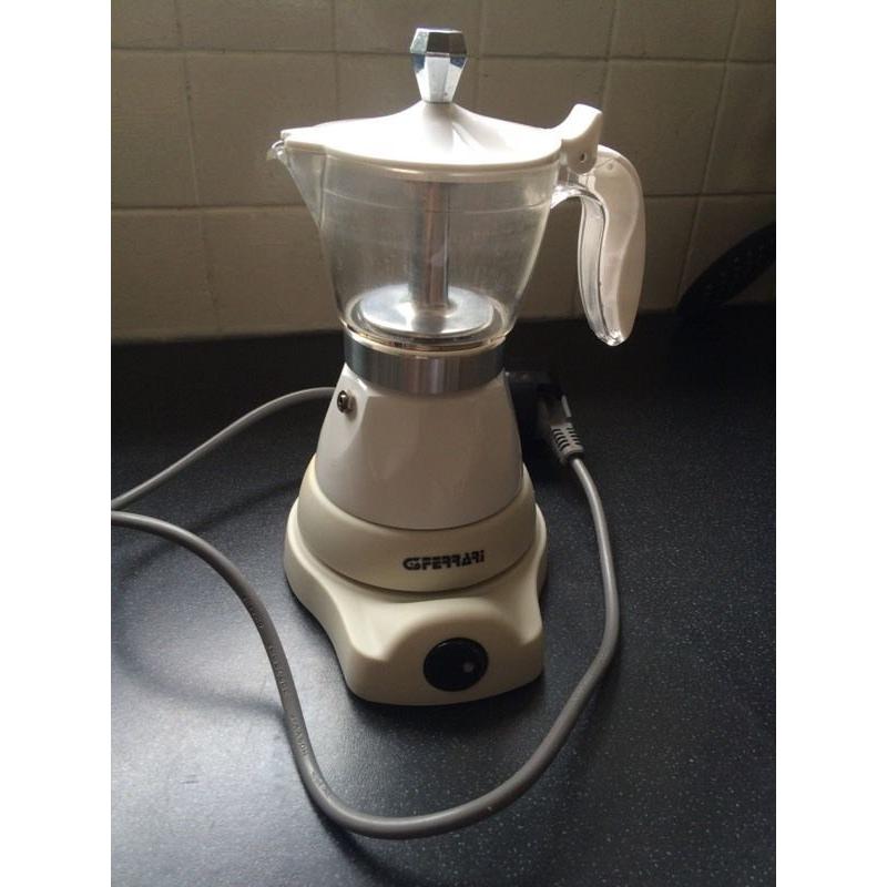 Compact Coffee/Espresso Maker Moka Italian Stove Top Styled Electric