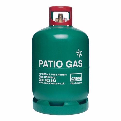 patio gas bottle with regulator 3/4 full