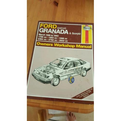 Haynes ford granada&scorpio (petrol)owners manual