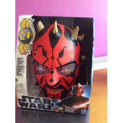 Star Wars Darth maul light sabre and mask