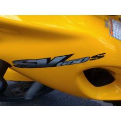 Suzuki SV650 SY Yellow 2000 model with bikini fairing 645cc sports bike good condition