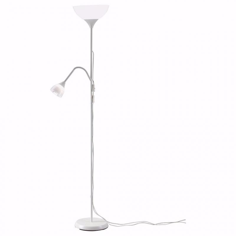 Tall Ikea free standing double floor lamp