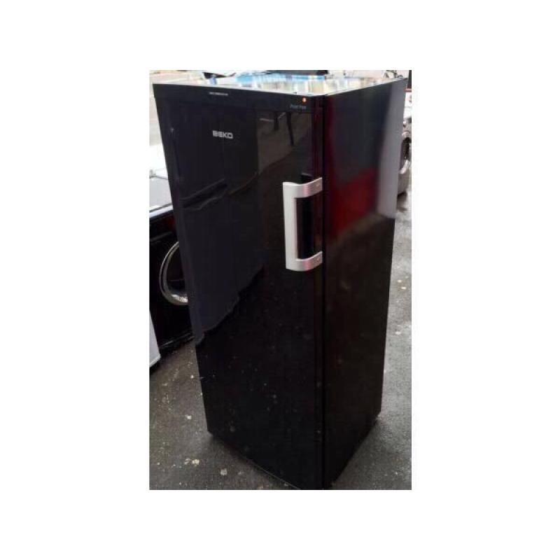 *****BEKO AS NEW TALL BLACK FREEZER INCLUDES 6 MONTHS GUARANTEE