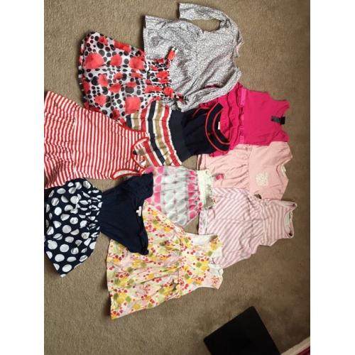 Girls aged 1-2 dresses and shoes