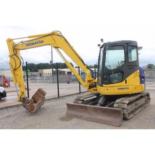 KOMATSU PC78MR-6 8 TON ZERO TAIL EXCAVATOR