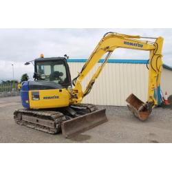 KOMATSU PC78MR-6 8 TON ZERO TAIL EXCAVATOR