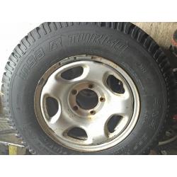 SET / 4 STEEL WHEELS with TYRES ** Price Further Reduced **