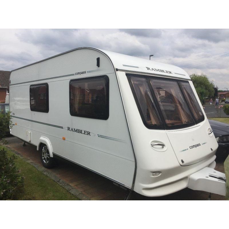 Compass rambler 17/4, 2004 Caravan, Berth & Awning, Ready to go Camping, Exellent condition