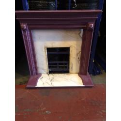 Fireplace and surround