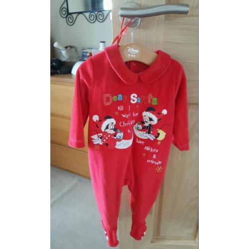 Christmas baby grow