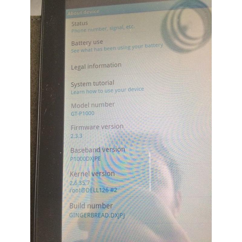 iPad first generation / Samsung galaxy Tab