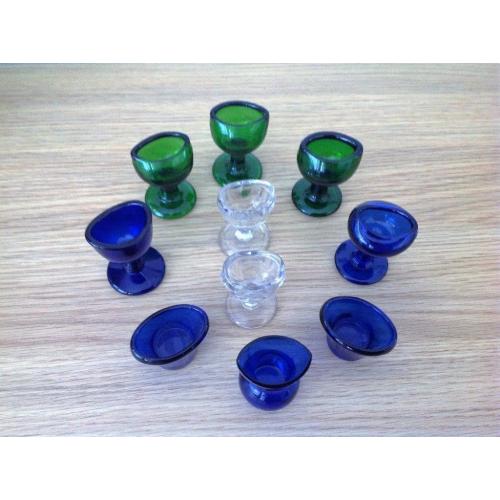 10 Vintage Eye Wash Cups