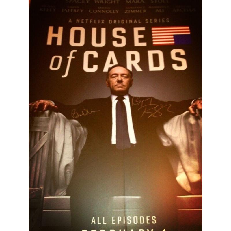 House of Cards signed billboard
