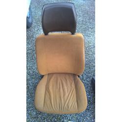 VW T25 Type 25 front seats with headrests