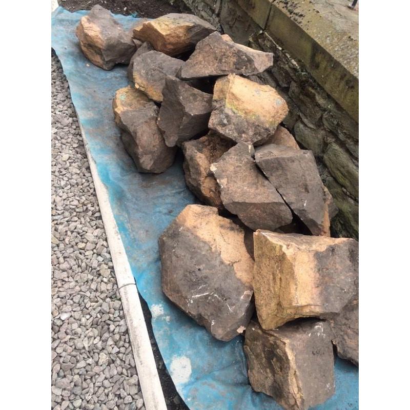 Stones for rockery or building project. Free to anyone who can collect.
