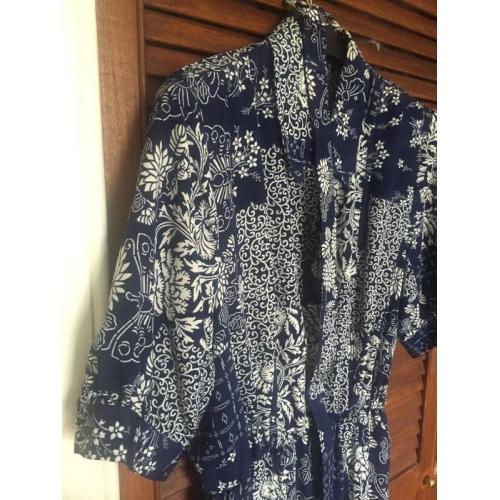 Vintage blue and white dress
