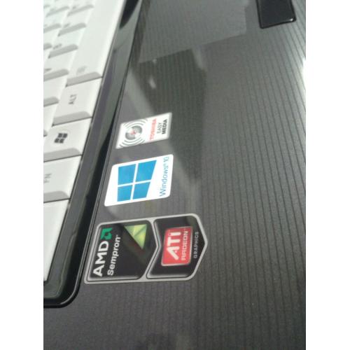 NEW CONDITION TOSHIBA SATELLITE L300D FAST DUAL CORE WINDOWS 10 PRO LAPTOP 2GB RAM WITH CHARGER