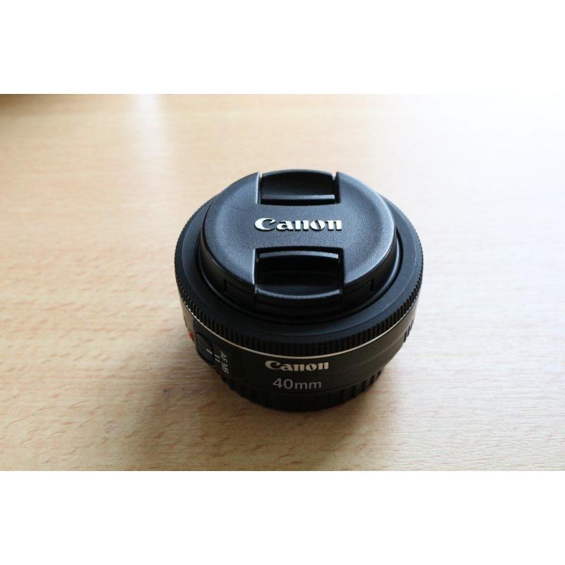 Canon 40mm f/2.8 stm pancake lens
