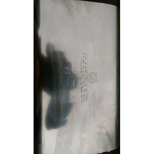 REMUS TWIN PIPE STAINLESS STEEL BACK BOX
