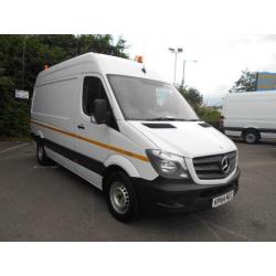 Mercedes-Benz Sprinter 313 CDI MWB 3.5T HIGH ROOF VAN DIESEL MANUAL WHITE (2014)