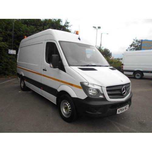 Mercedes-Benz Sprinter 313 CDI MWB 3.5T HIGH ROOF VAN DIESEL MANUAL WHITE (2014)