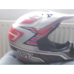 Motocross crash helmet like new size small.