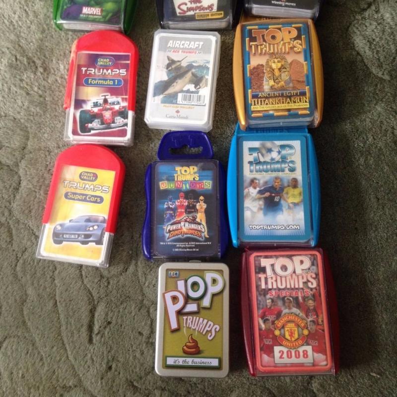 17 packs of Top Trumps