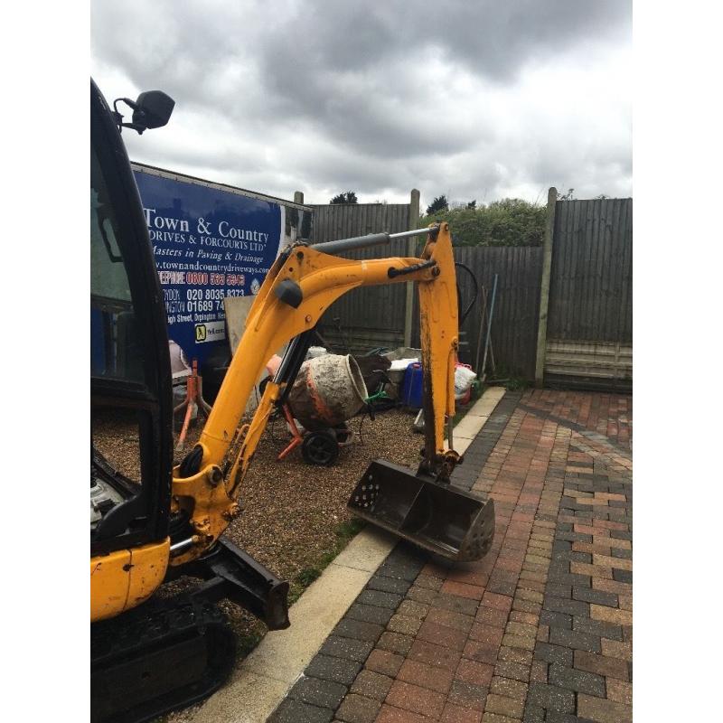 Mini digger 2007 Jcb 8014 no vat