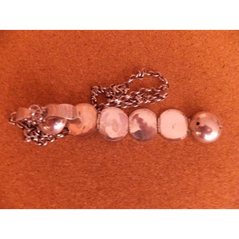 silver ball & silver chain