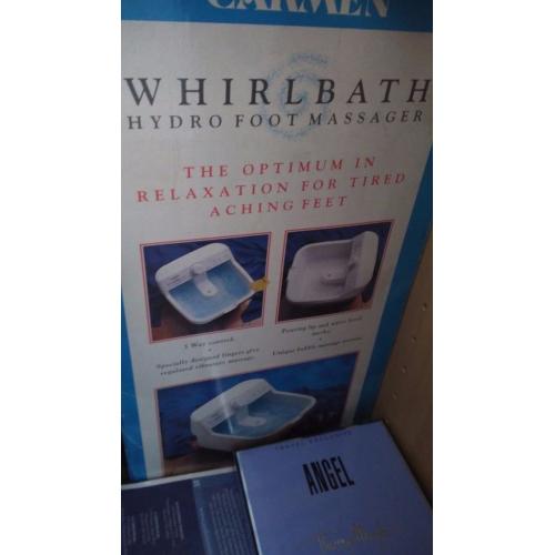 carmen whirle bath and foot massager