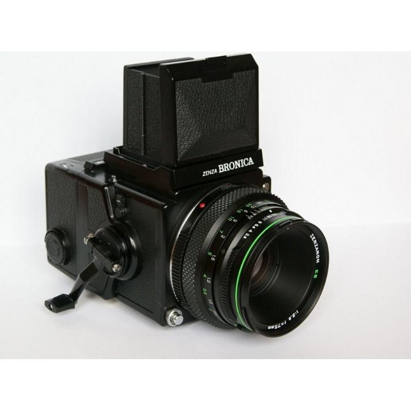 MINT! Zenza Bronica ETR C (645) with Zenzanon EII 75mm f2.8 lens