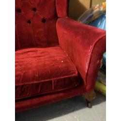 Wingback chair for upcycling