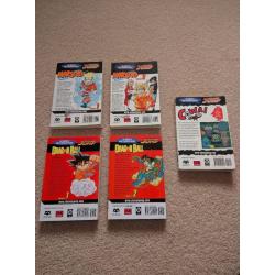 Naruto, Dragonball and Cowa Manga books