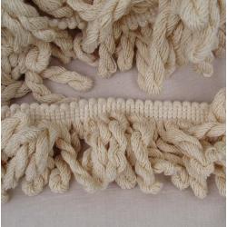 FRINGEING - CREAM HEAVY FRINGE, cotton / cotton mix, NEW. COLLECTION ONLY