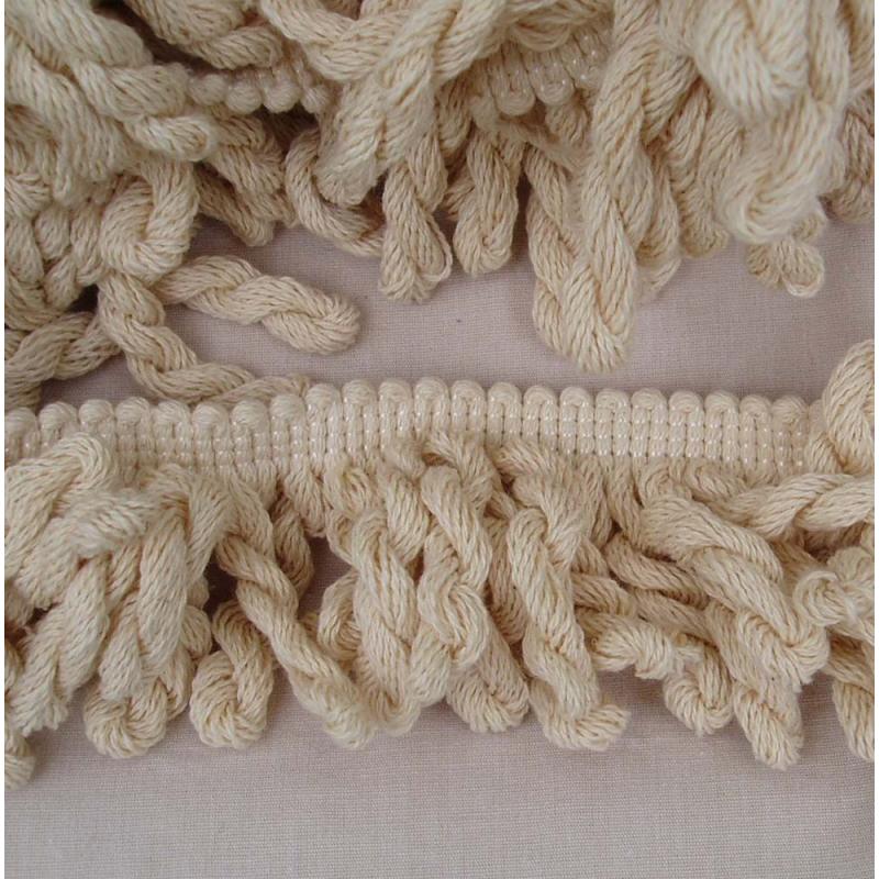 FRINGEING - CREAM HEAVY FRINGE, cotton / cotton mix, NEW. COLLECTION ONLY