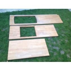 Solid wood kitchen worktops