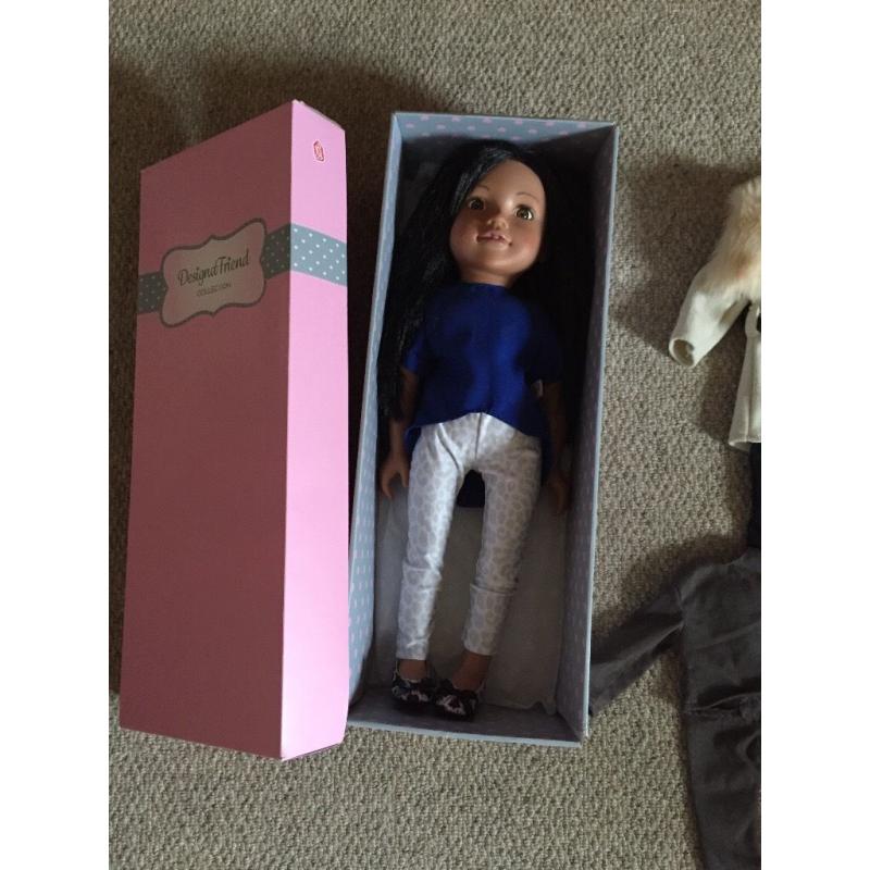 Designa Friend Doll plus various outfits
