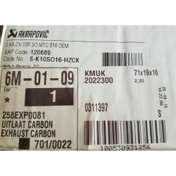 Kawasaki Zx10r 2016 brand new akrapovic