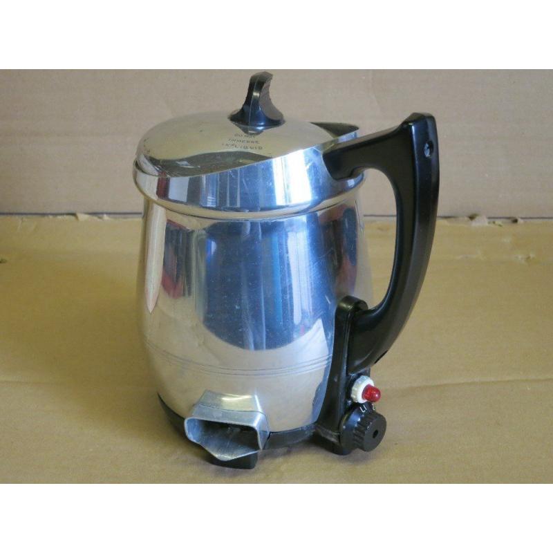 VINTAGE SWAN BRAND ALUMINIUM ELECTRIC JUG.