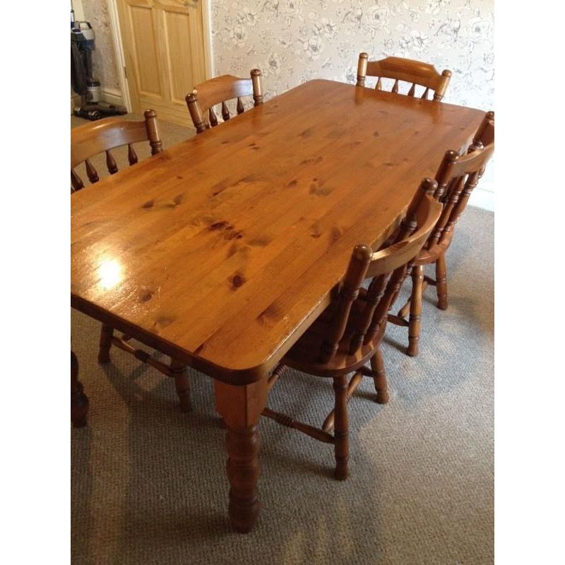 Pine Dining Table 6ft