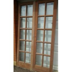Mahogany French Doors